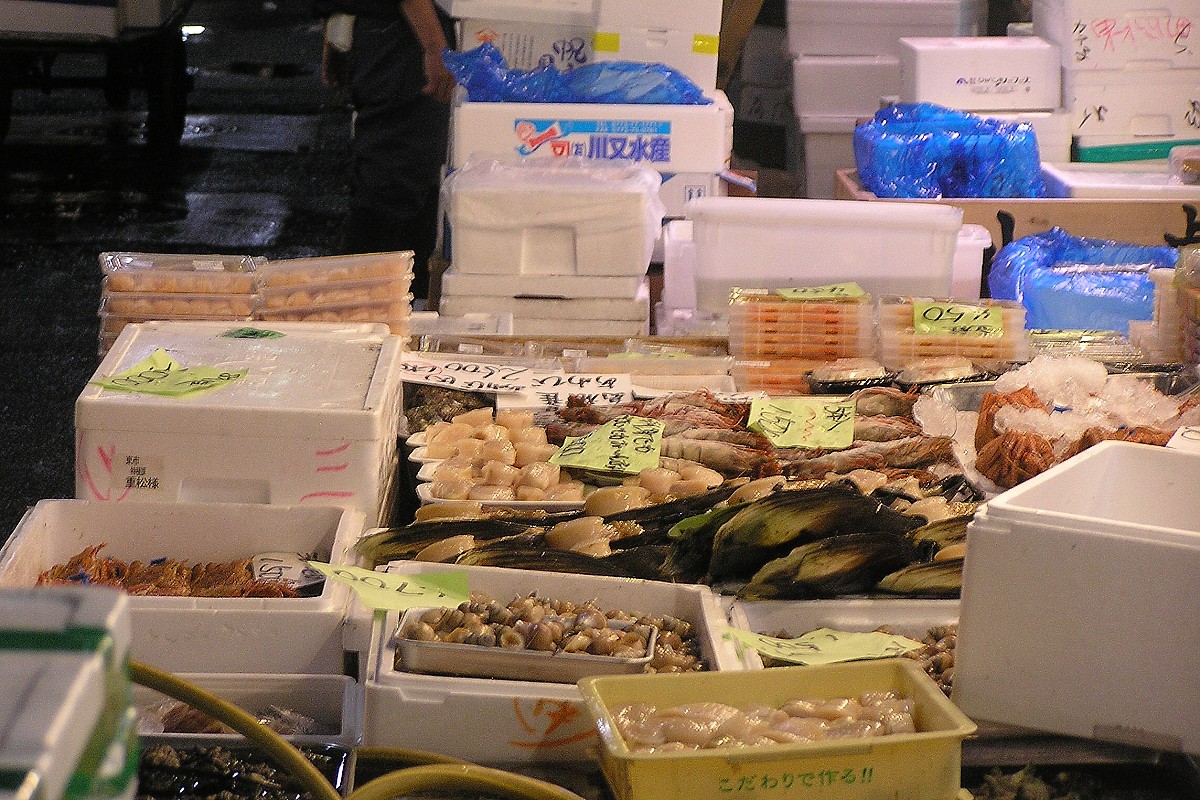 Rybí trh Tsukidži v Tokiu