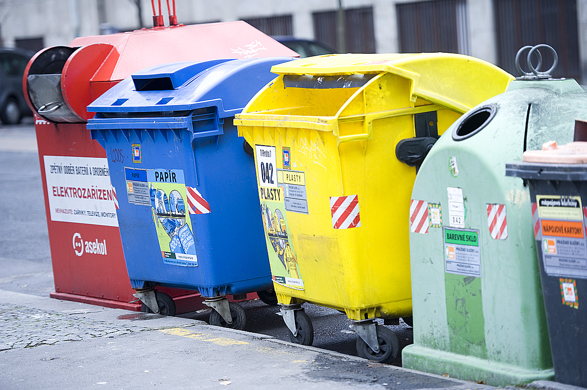 Tříděný odpad, kontejner, recyklace (ilustrační foto)