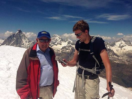 Na vrcholku ledovce udělal Pavel Polák rozhovor s bývalým premiérem Bavorska