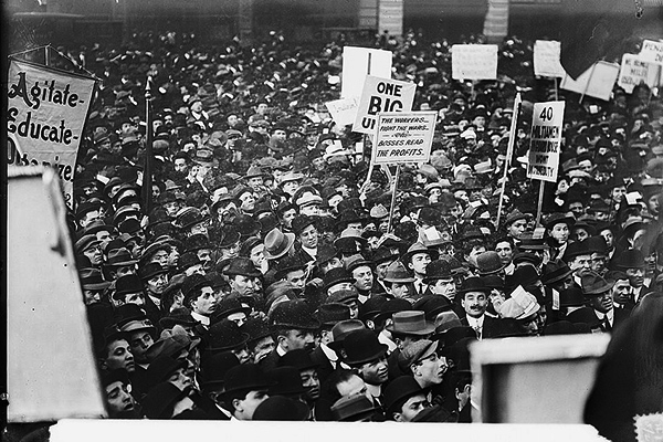Demonstrace v New Yorku, 1. května 1912, 1. máj