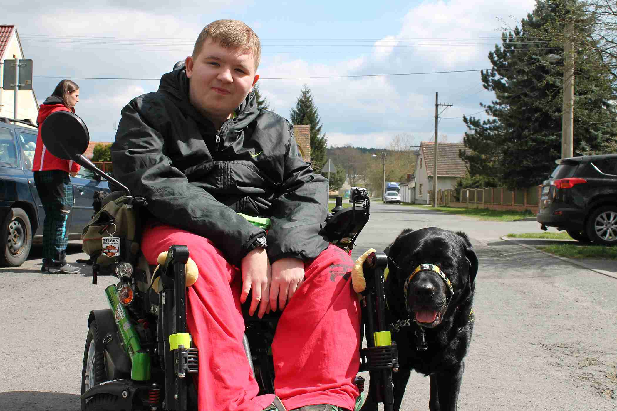 17letý Honza a jeho asistenční pes Sony