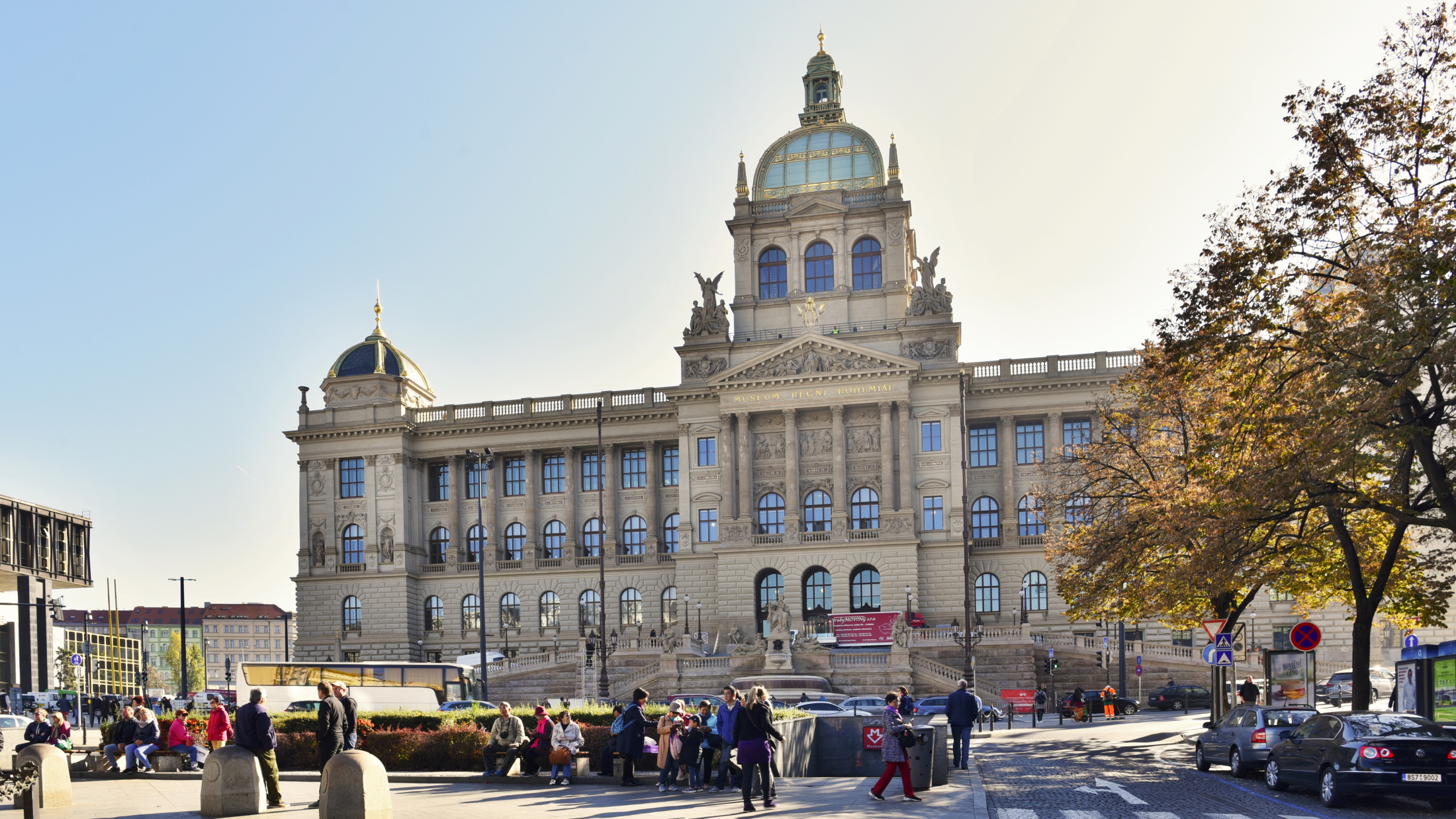 Historická budova Národního muzea po rekonstrukci