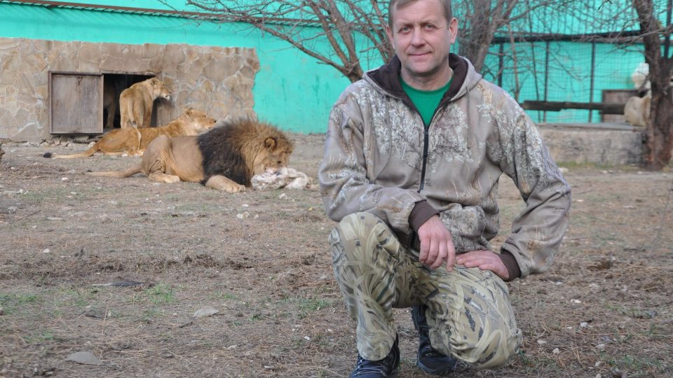 Mezi najedenými lvy se podle Olega Zubkova nemá člověk čeho obávat