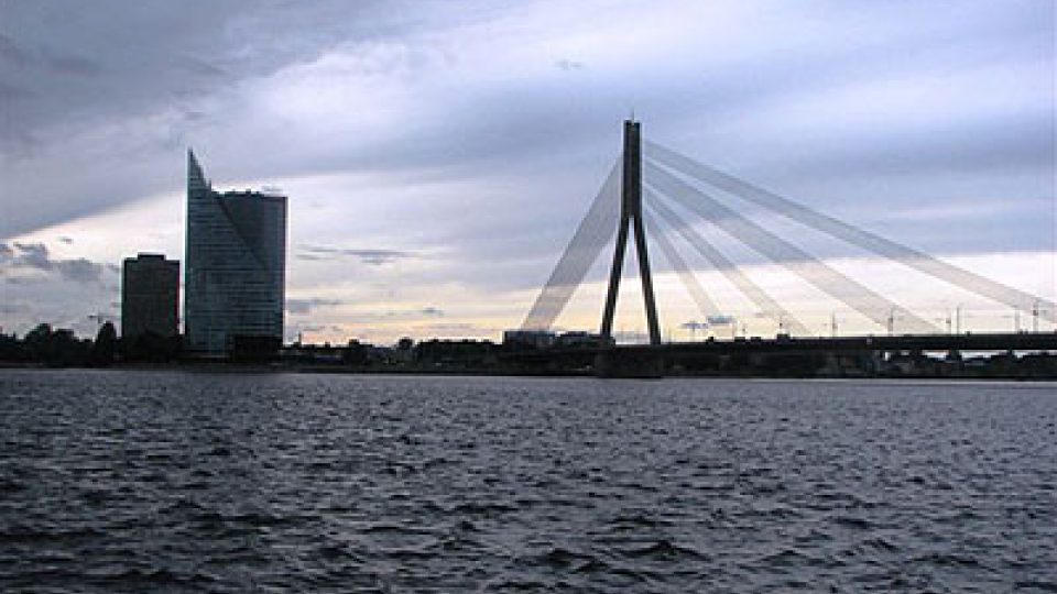 Lotyšsko - Riga, řeka Daugava
