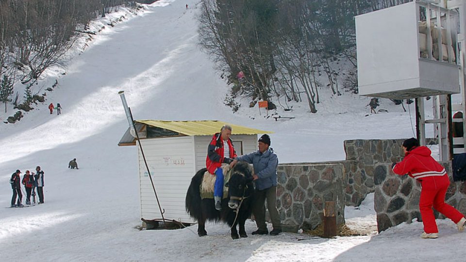 Jak Sťopa v lyžařaském středisku Ceget