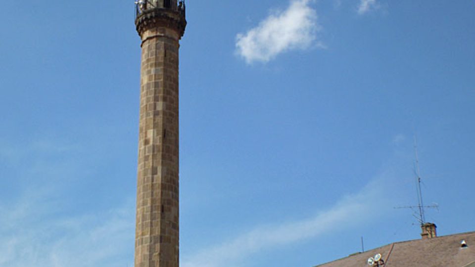 Minaret v maďarské Egeru