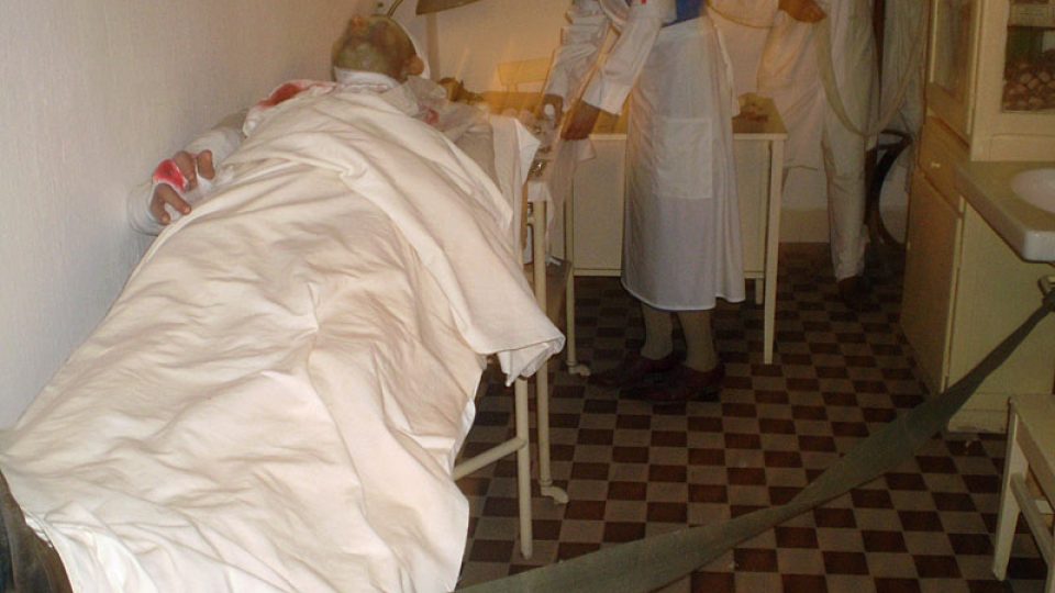 Ošetřovna v nemocničním muzeu