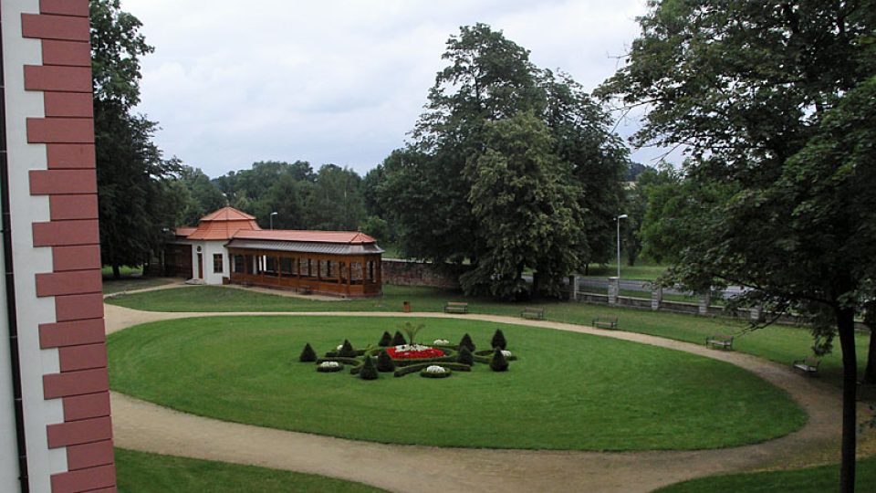 Park zámku Kunín