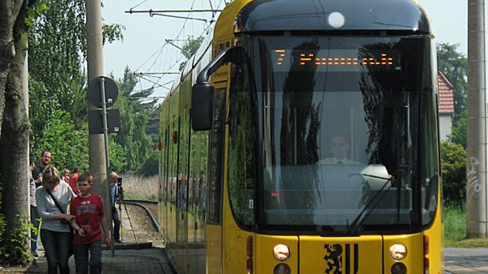 Nové nízkopodlažní tramvaje v Drážďanech