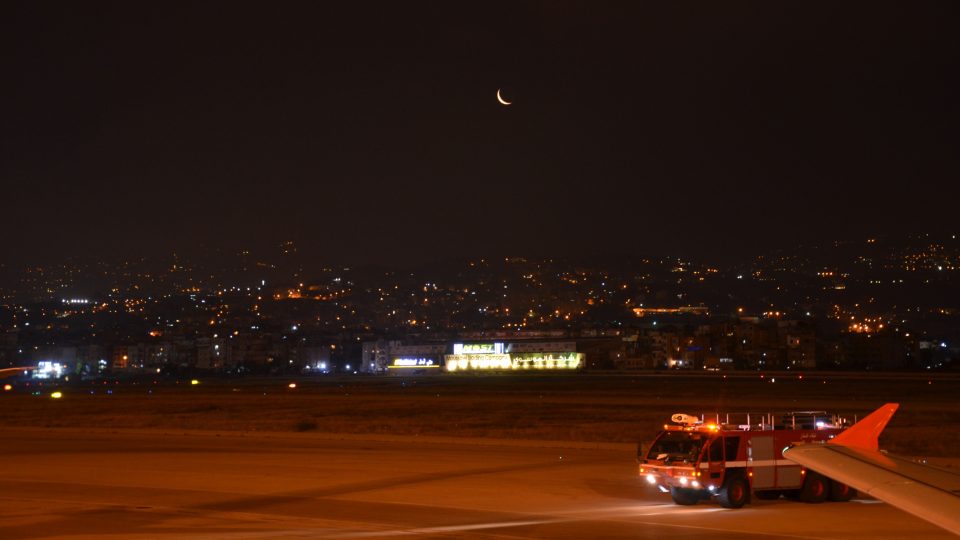 Přistání v Bejrútu s pilotkou Juditou Svobodovou