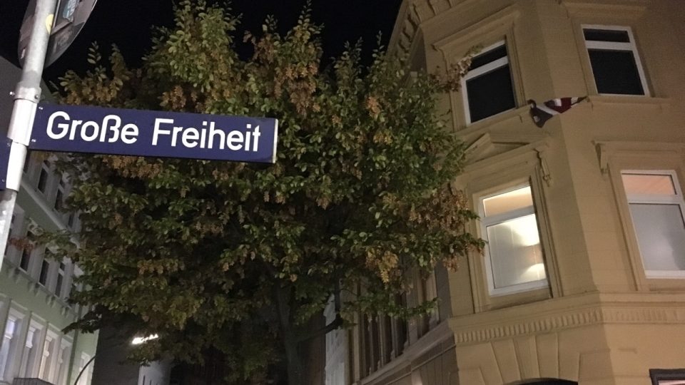 Jedna z hamburských uliček má v překladu výmluvný název Velká svoboda