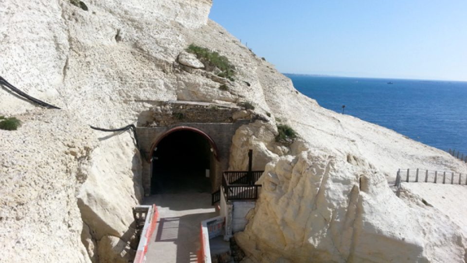 Bývalé železniční tunely mezi Izraelem a Libanonem