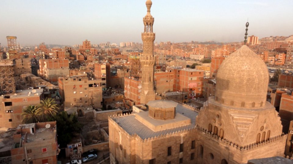 Muhammad má ze své holubí věže nerušený výhled na celou Káhiru