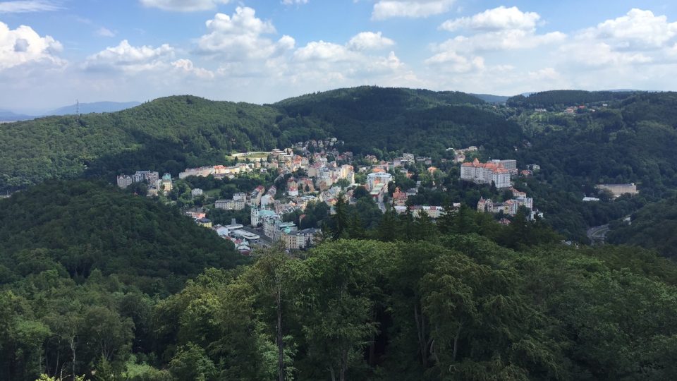 Karlovy Vary jako na dlani
