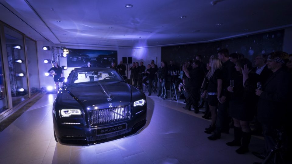 Rolls-Royce Wraith Black Badge v Praze