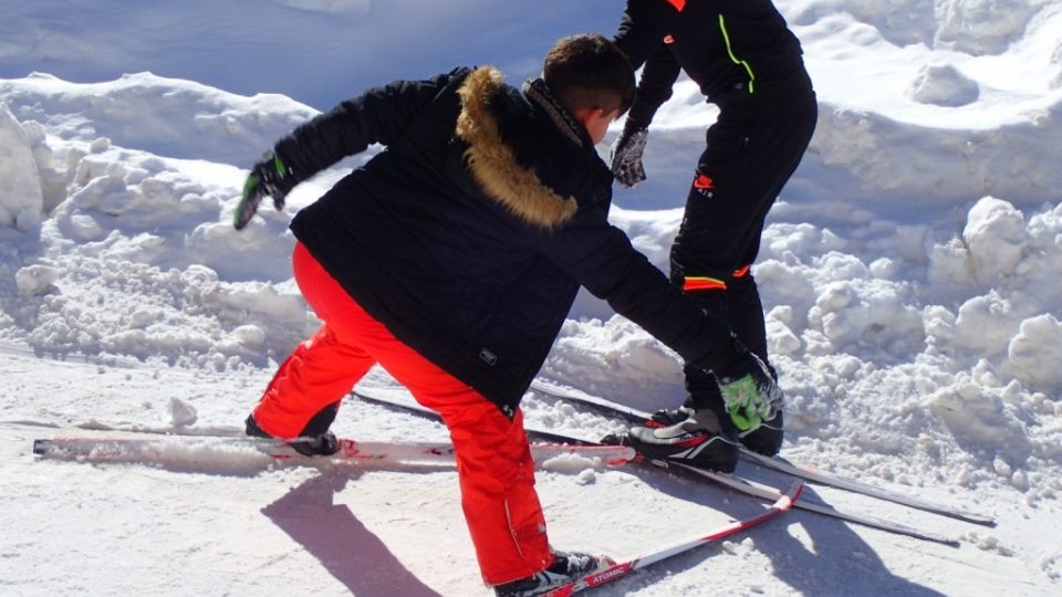 Iráčané se s lyžováním teprve seznamují