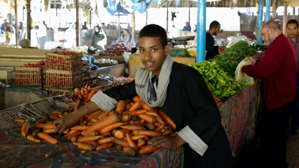 Tržiště v Luxoru