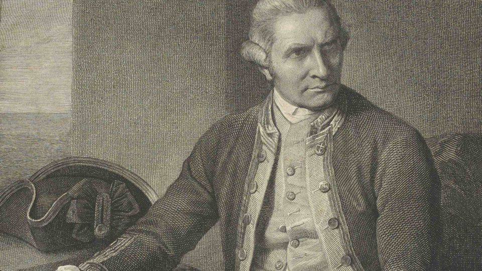 Portrét Jamese Cooka (1728-1779)
