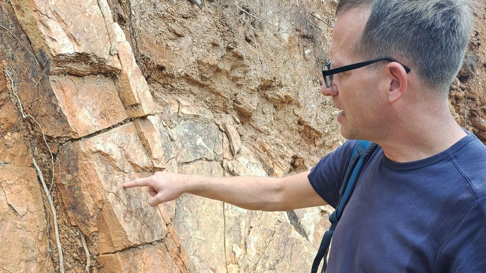 Vedoucí geologického výzkumu v Etiopské vysočině Kryštof Verner