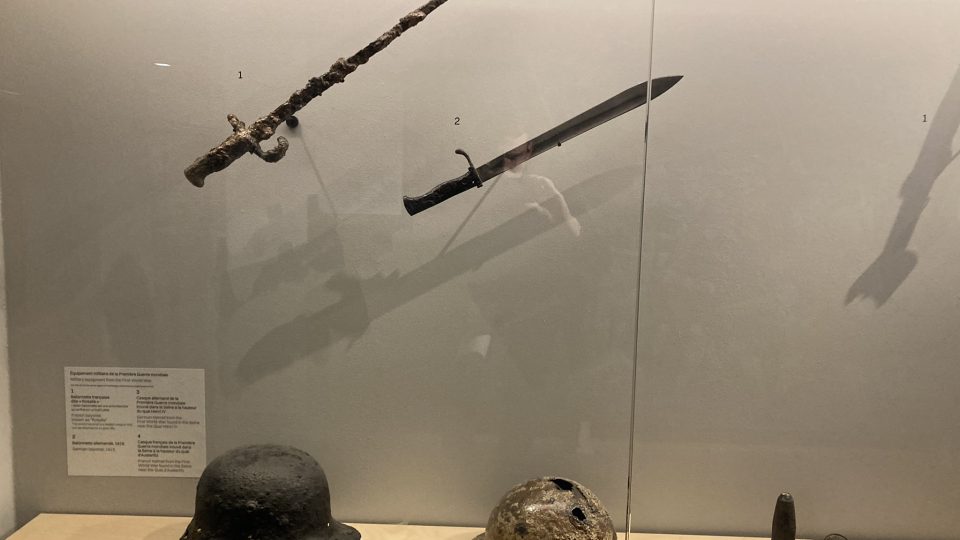 Seina archeologům vydala i zbraně z první světové války