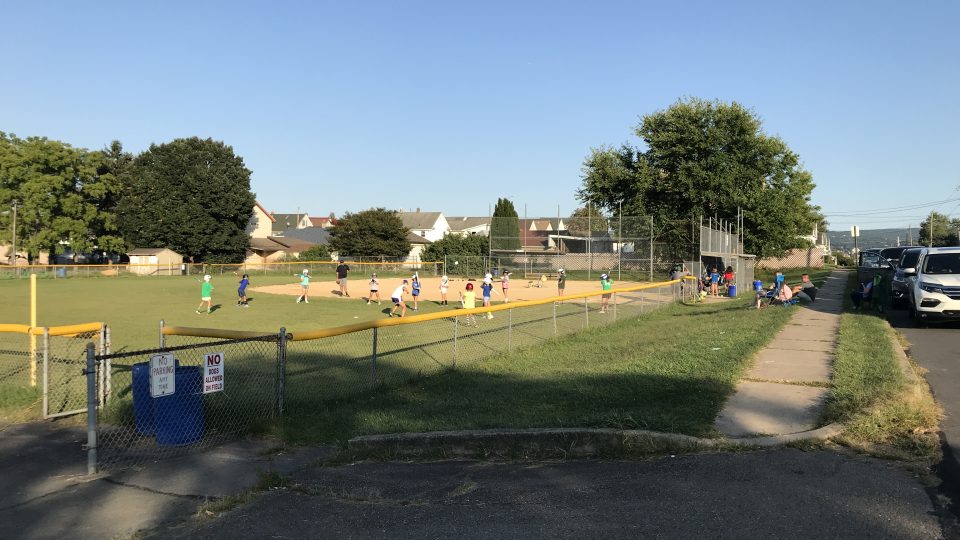 Baseballové hřiště ve Scrantonu v Pensylvánii