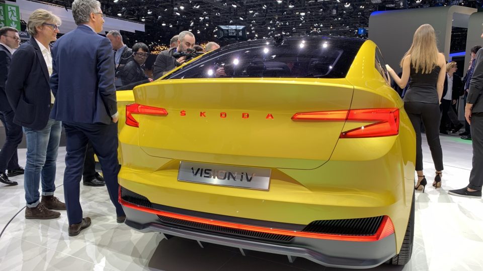 Škoda Vision iV na autosalonu v Ženevě 2019