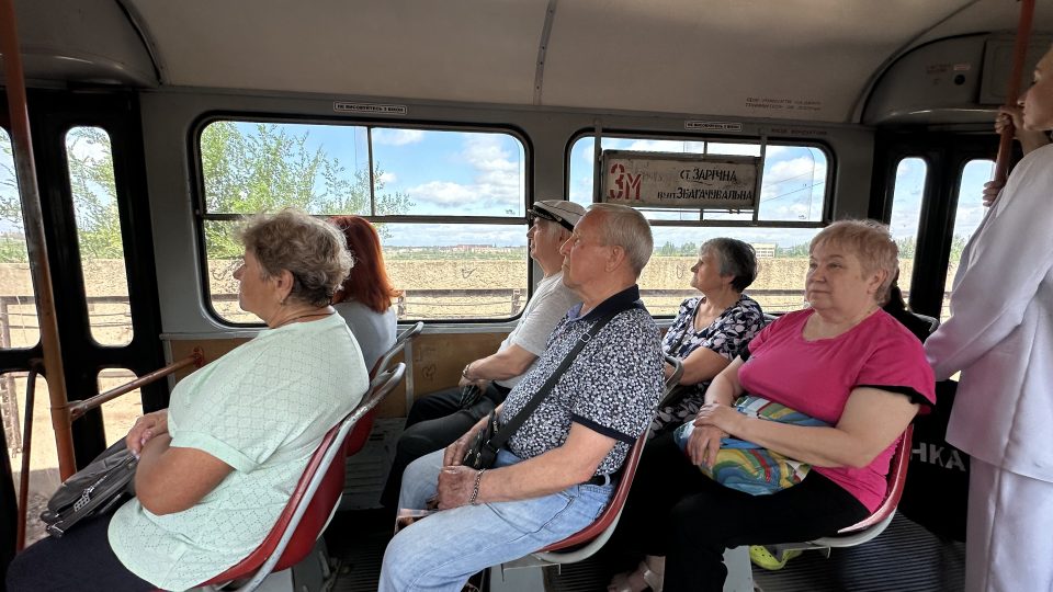 Tramvaje v Kryvém Rihu jezdí od půl páté ráno zhruba do půl dvanácté v noci