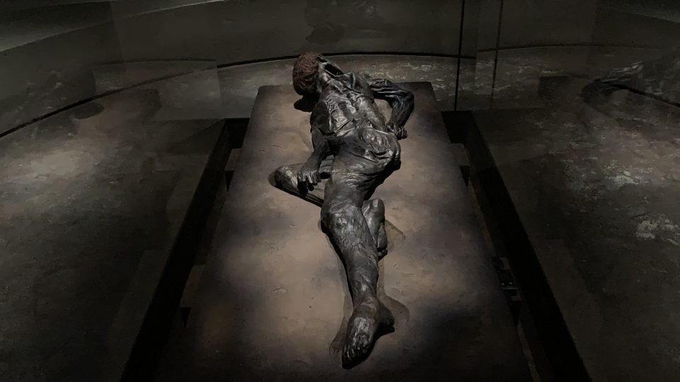 Mumie Graubalského mumie v Moesgaardském muzeu