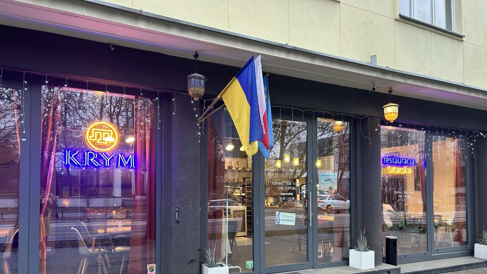 Restaurace Krym otevřela loni v lednu naproti ruské ambasádě ve Varšavě