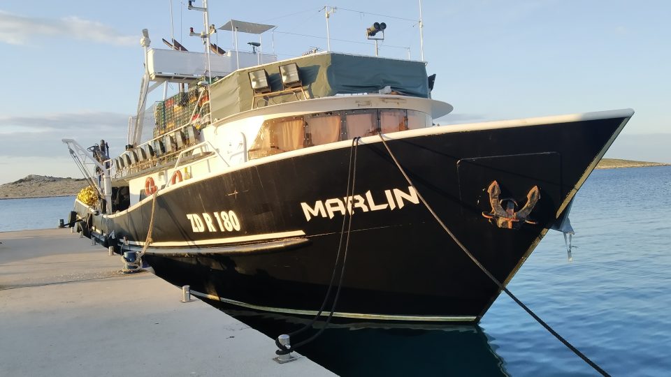 Chorvatská rybářská loď