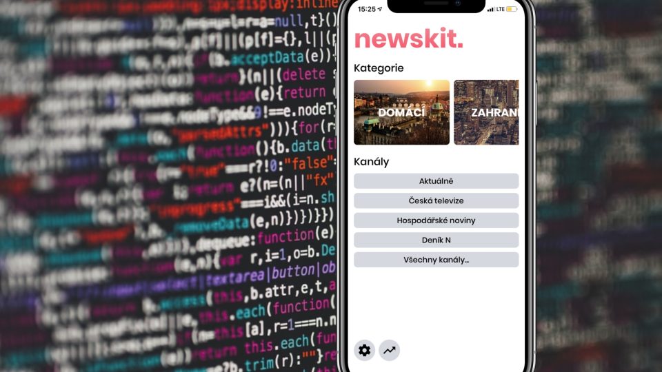 Aplikace Newskit Matyáše Boháčka