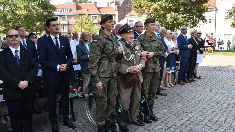 Pieta za oběti druhé světové války v polském Gdaňsku