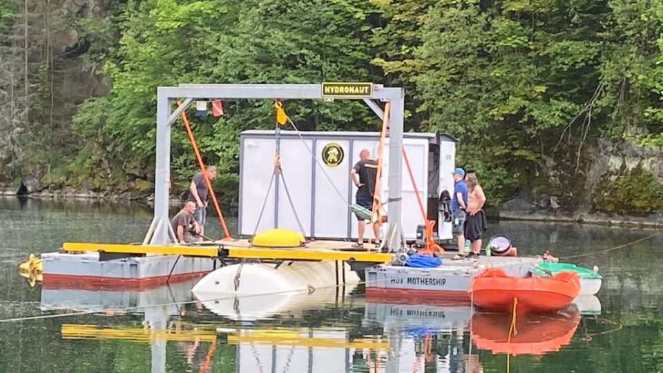 Podvodní laboratoř Hydronaut před ponorem