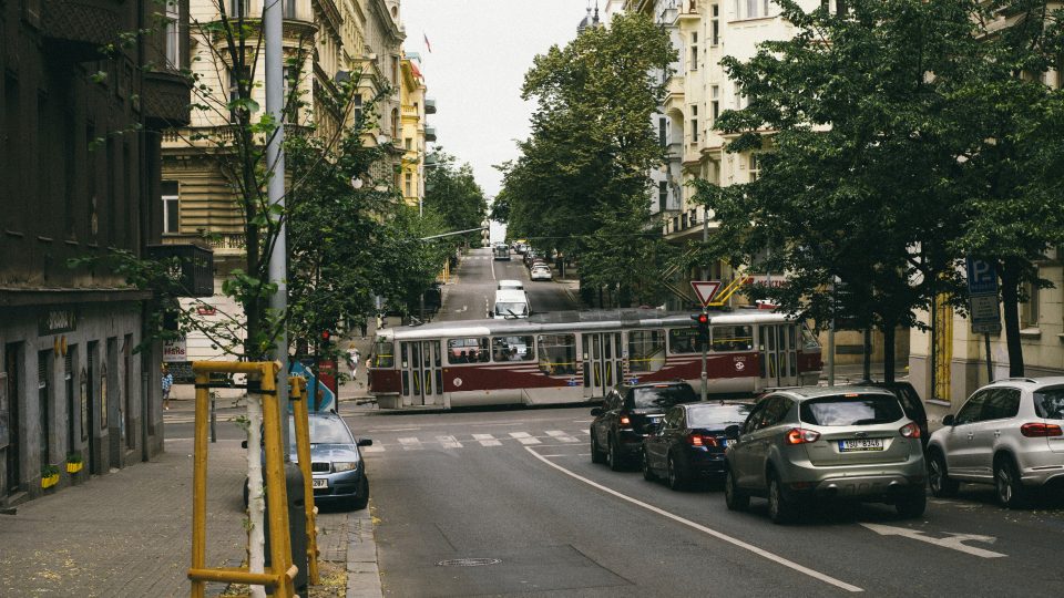 Italská ulice, pohled na Vinohradskou v roce 2018
