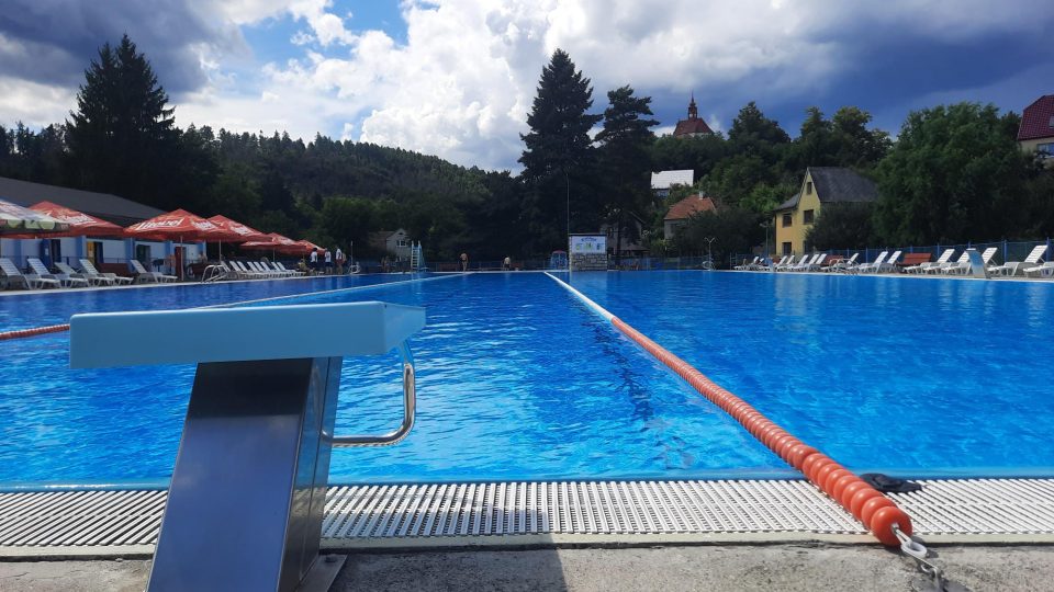 Plavecký bazén ve Stražisku na Prostějovsku