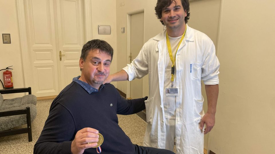 Pacient Tomáš a lékař Šimon Kozák