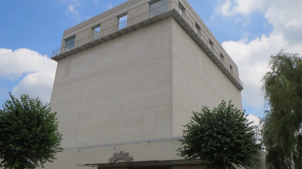 Budova Muzea holocaustu v belgickém Mechelenu