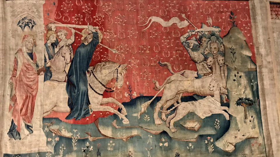 Až do poloviny 18. století sloužila tapiserie liturgickým účelům