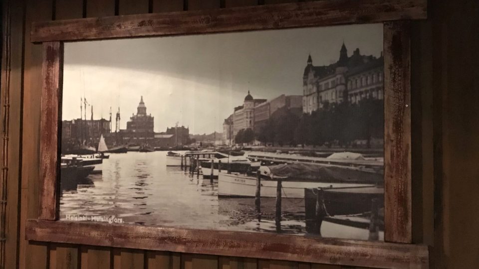 Na vzpomínku na staré Helsinki narazíte uvnitř restaurace na každém kroku