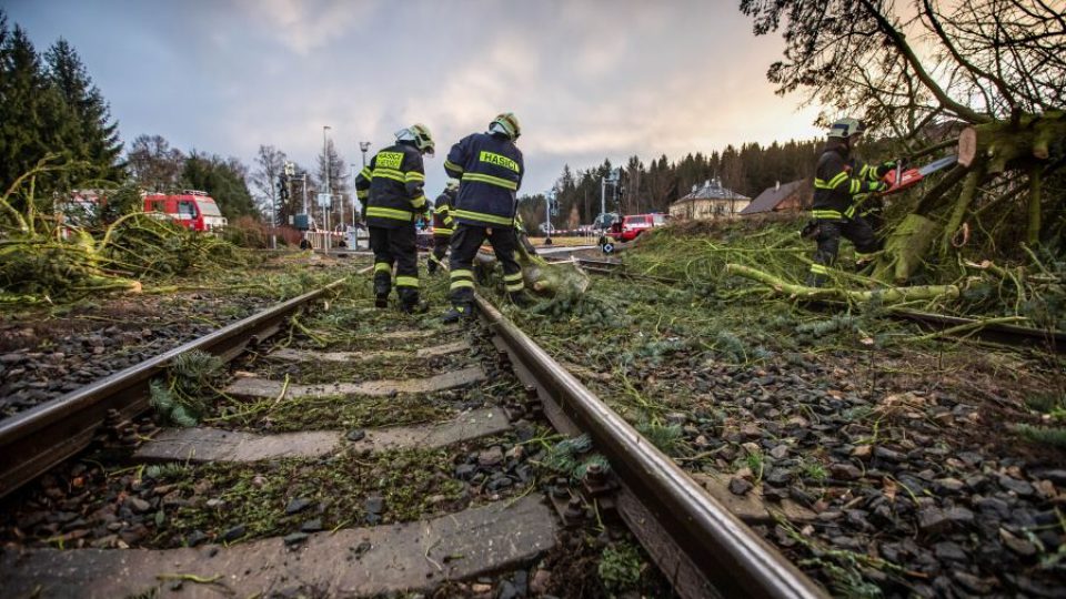 Odstraňování následků bouře Sabine v Královéhradeckém kraji