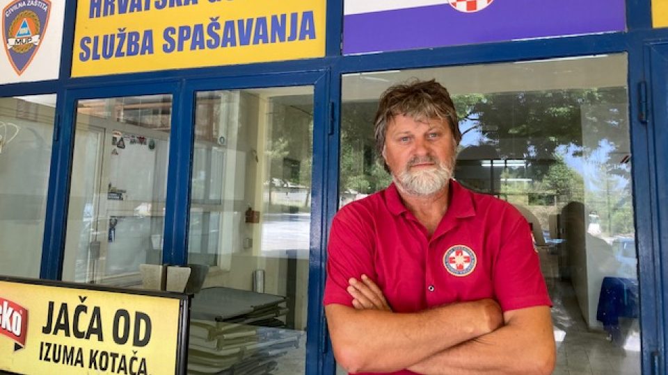 Darko Gavrić, náčelník Horské záchranné služby ve Splitu
