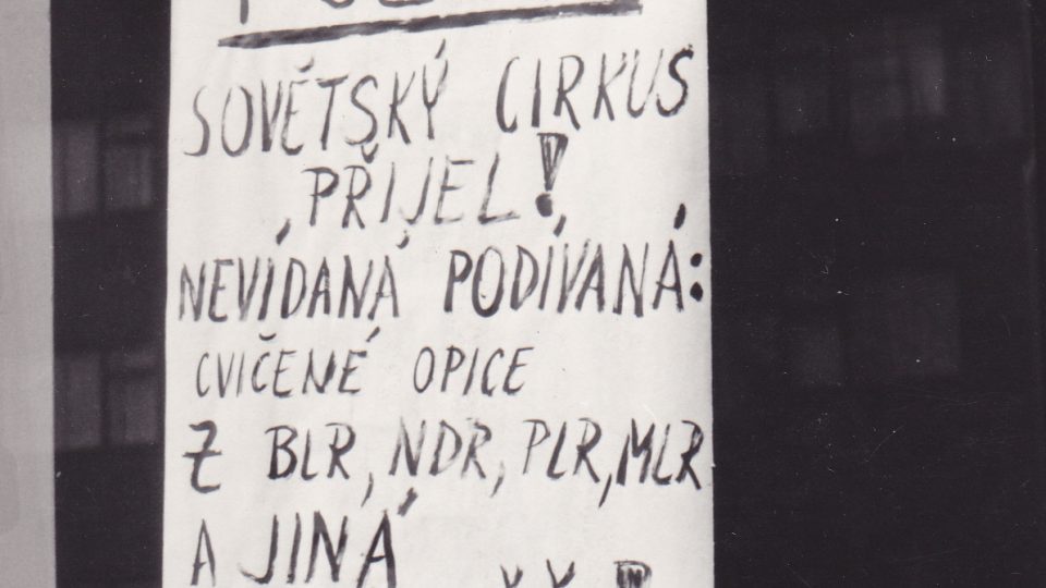 Požadavky a vzkazy srpna 1968. Na procházce Budějovickou ulicí v Praze