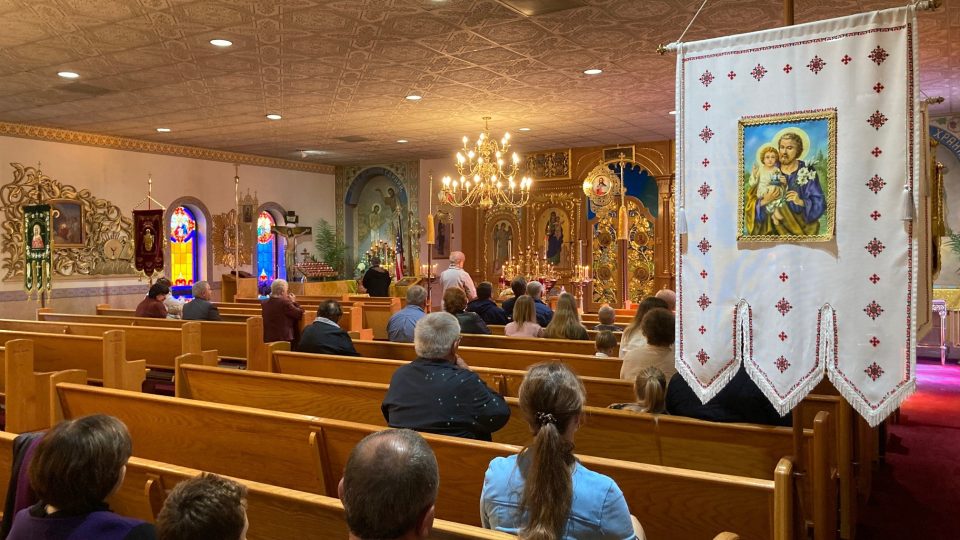 Kostel sv.Trojice ukrajinské pravoslavné církve v Clevelandu