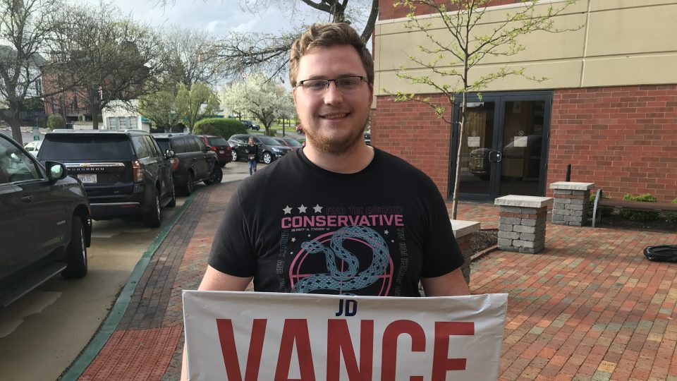 Alex, mladý podporovatel JD Vanceho