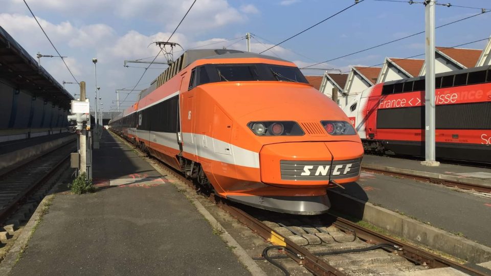 Legendární vlak TGV, který bude v Česku propagovat projekt vysokorychlostnich tratí (foto SNCF)