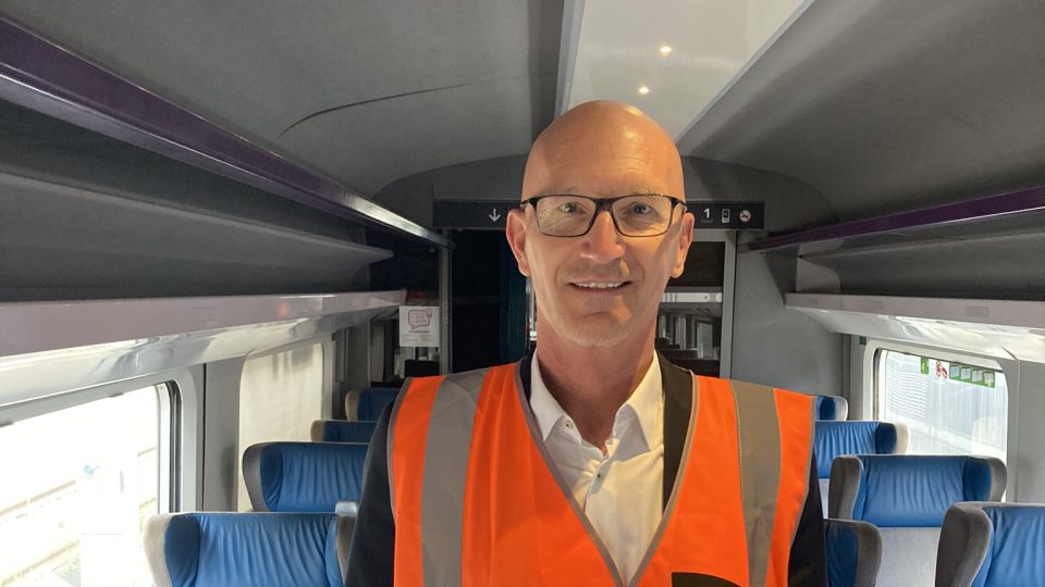 Michel Teyber - inženýr SNCF, který pracuje na projektu českých vysokorychlostních železnic