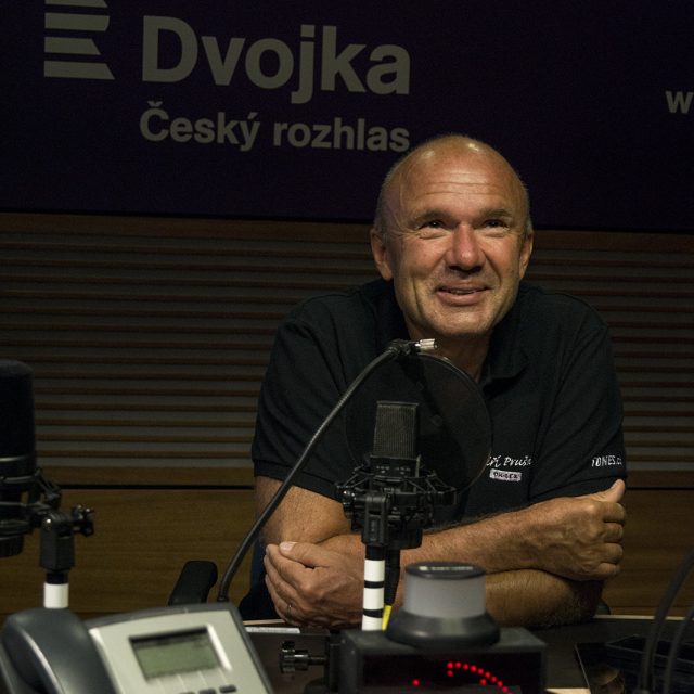Jiří Pruša ve studiu Dvojky | foto: Český rozhlas