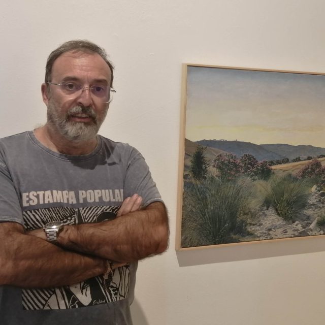 Luis Aguilar,  syn pedagoga a umělce pana Cristobala Aquilara | foto: Ľubica Zlochová,  Český rozhlas