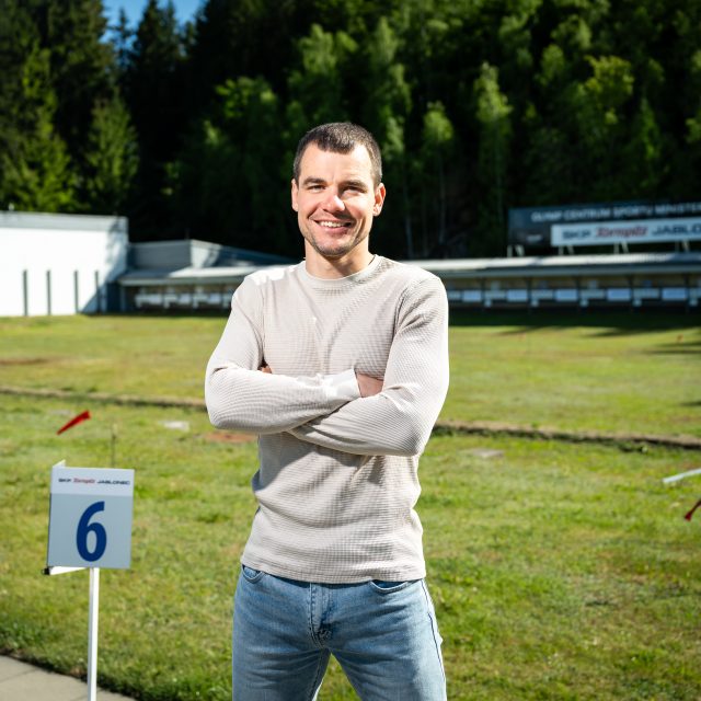 Biatlonista Michal Krčmář | foto: Zuzana Jarolímková,  Český rozhlas