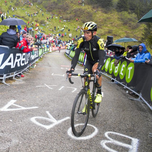 Roman Kreuziger a závěr etapy Giro d'Italia 2018 na Monte Zoncolan | foto: Profimedia